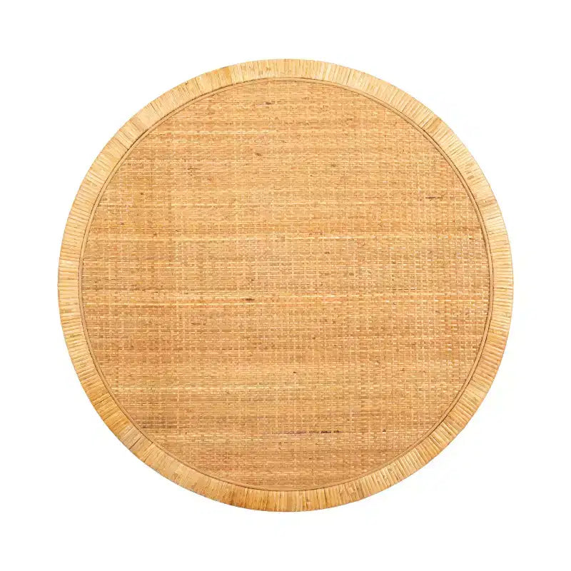 Tavolino rotondo in rattan Rafina di Kate and Laurel, 28x28x18, Naturale