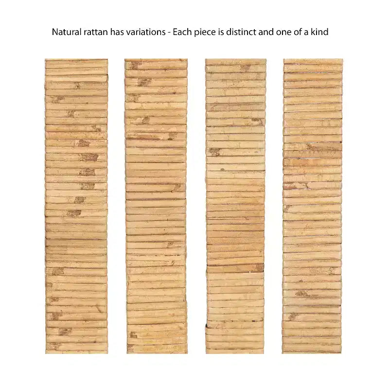 Tavolino rotondo in rattan Rafina di Kate and Laurel, 28x28x18, Naturale