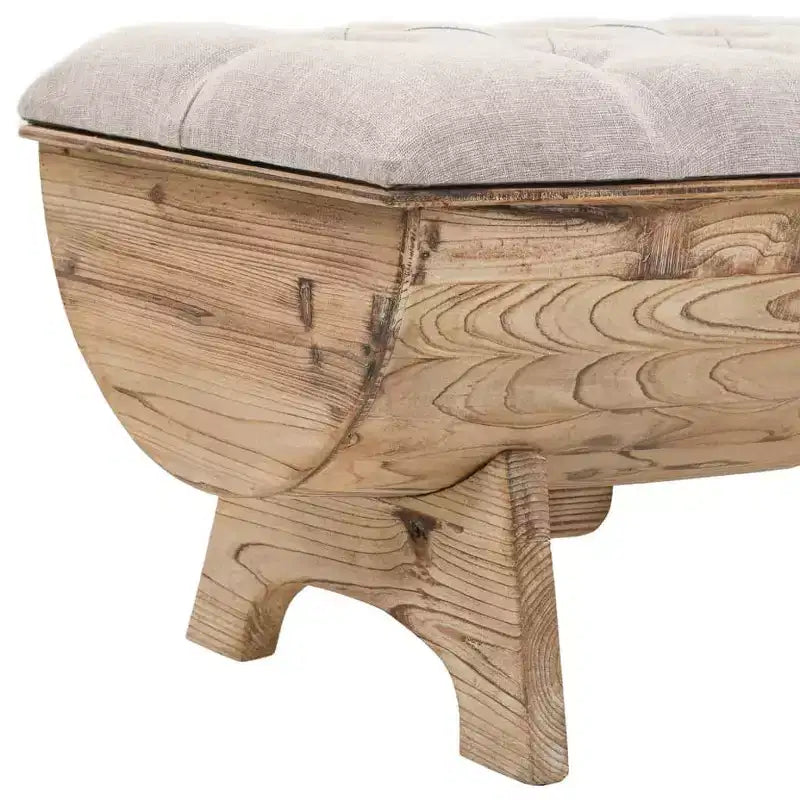 vidaXL Panca Contenitore 40,6 cm in Legno Massello di Abete