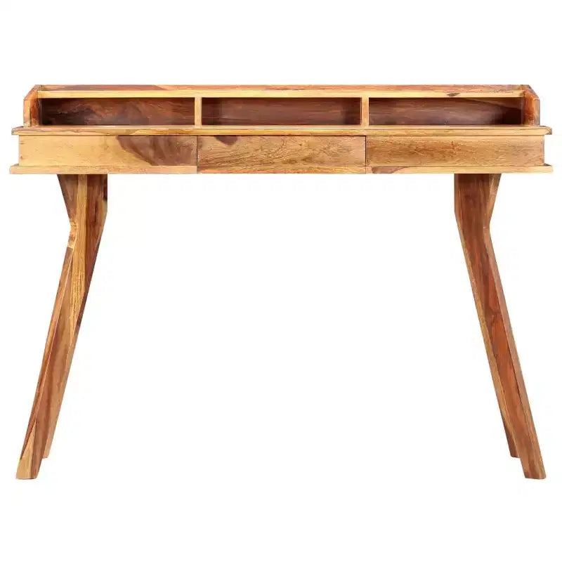 vidaXL Scrivania 115x50x85 cm in legno massello di acacia
