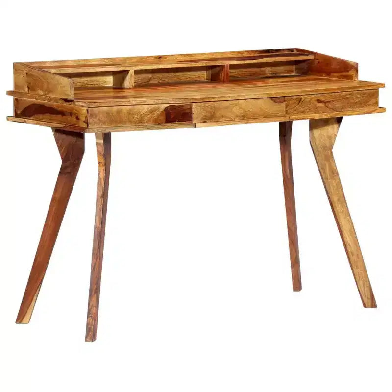 vidaXL Scrivania 115x50x85 cm in legno massello di acacia