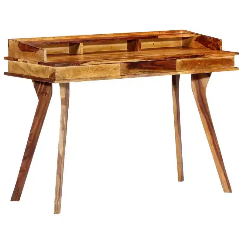 vidaXL Scrivania 115x50x85 cm in legno massello di acacia
