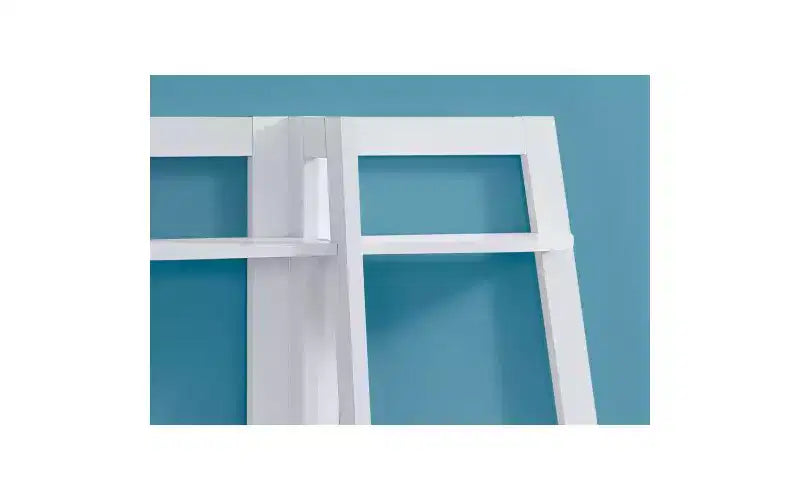 TUYOHW Libreria Moderna a Scala a 3 Ripiani, Libreria Aperta, Scaffale in Legno, Scaffale per Libri per Piccoli Spazi, Soggiorno, Camera da Letto, Ufficio