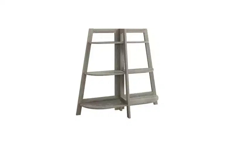 TUYOHW Libreria Moderna a Scala a 3 Ripiani, Libreria Aperta, Scaffale in Legno, Scaffale per Libri per Piccoli Spazi, Soggiorno, Camera da Letto, Ufficio