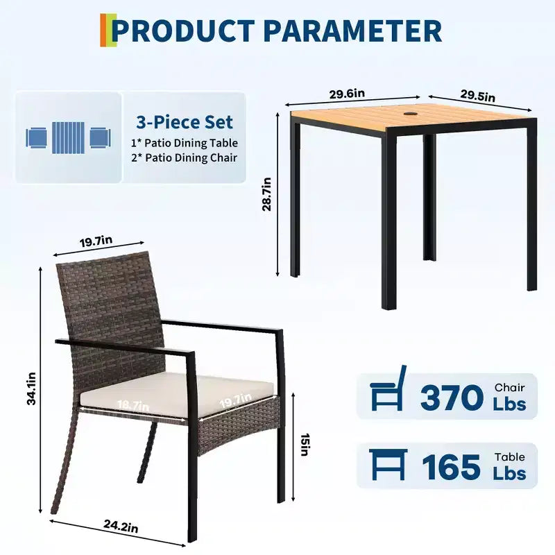 Outdoor Patio Dining Set