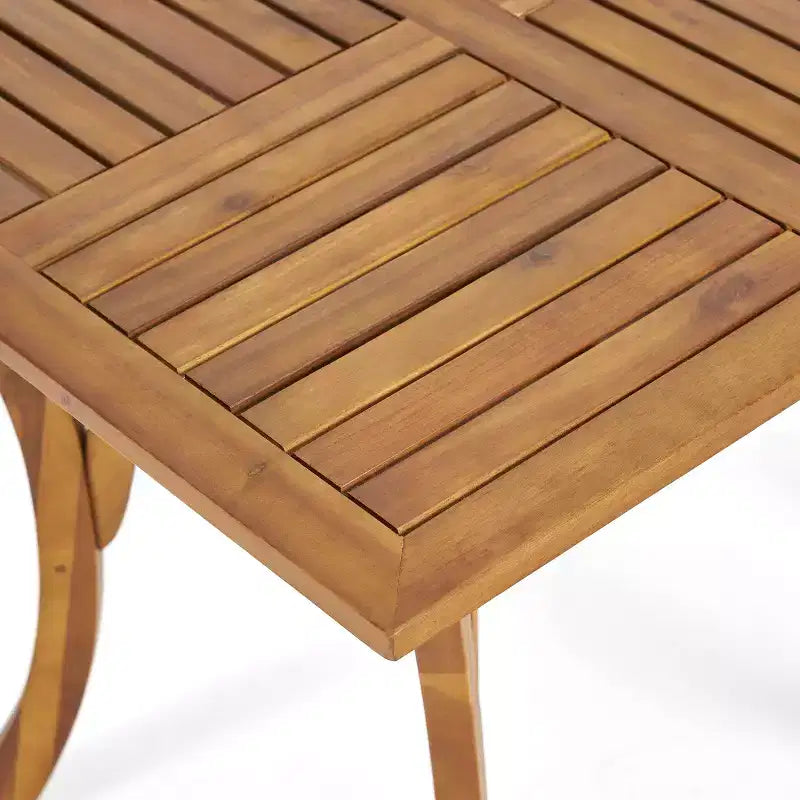 Christopher Knight Home Jose Set da 5 Pezzi Moderno da Patio con Sedie in Ferro con Design in Rattan PE e Tavolo da Pranzo in Acacia