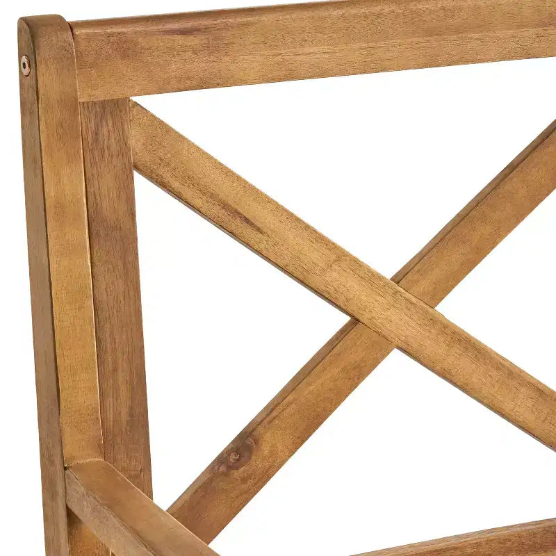 Christopher Knight Home Fiora - Set da pranzo da 7 pezzi in legno di acacia, per esterni, con tavolo allungabile