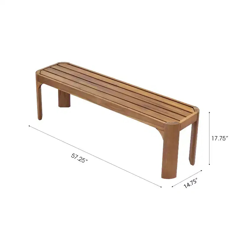 Christopher Knight Home Yuri Set da pranzo moderno da 6 pezzi in acacia per esterni con tavolo a doghe e design in vimini PE