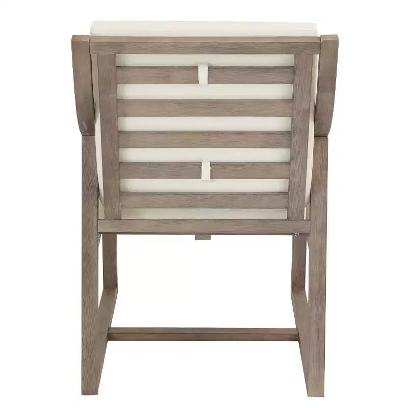 GDFStudio Rhodes Set da pranzo da esterno 5 pezzi in legno di acacia con foro per ombrellone