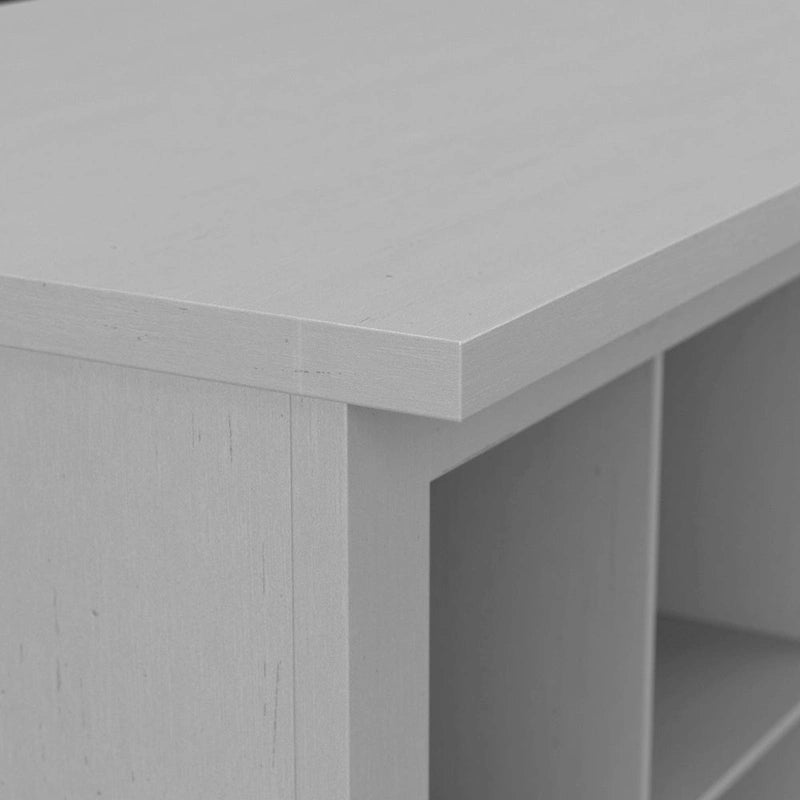 Panca portascarpe piccola da 24W Woodland con ripiani di Bush Furniture