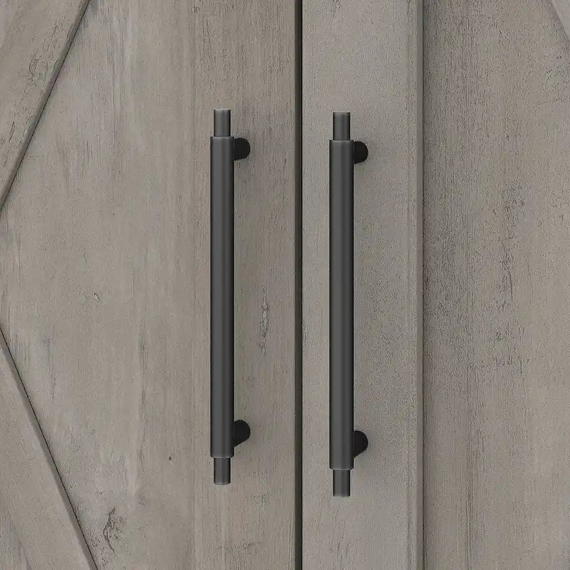 Armadietto alto in lino e salvaspazio Key West di Bush Furniture