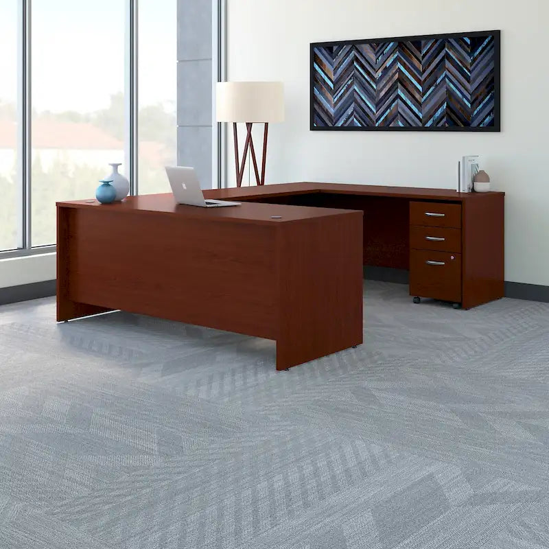 Scrivania a U 72W serie C con cassetti di Bush Business Furniture