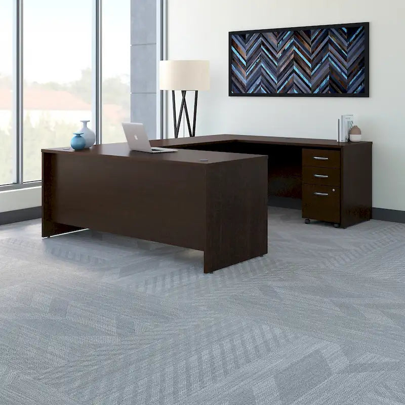 Scrivania a U 72W serie C con cassetti di Bush Business Furniture