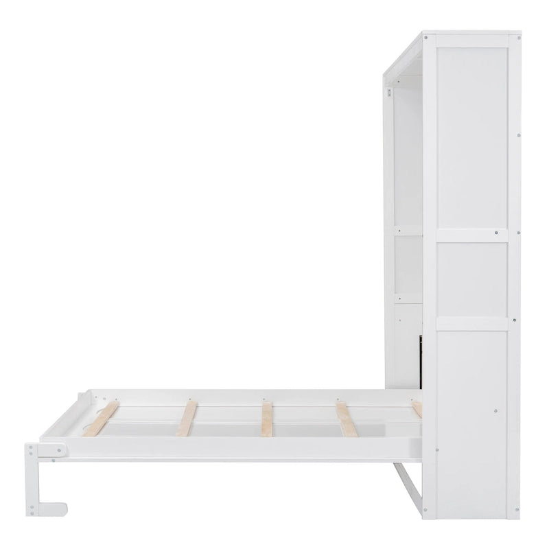 Letto a Scomparsa Matrimoniale Queen Size con Ripiani