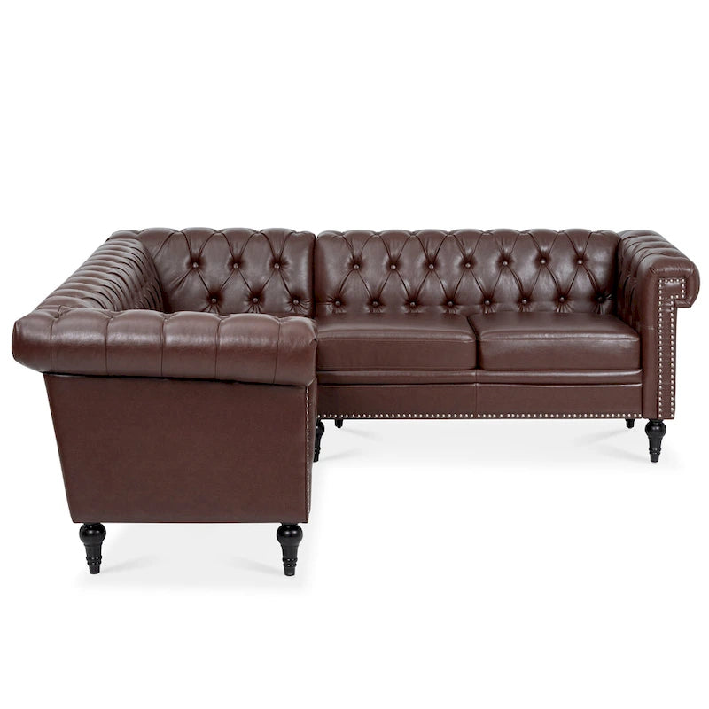Christopher Knight Home - Divano componibile di lusso Clayton in pelle PU