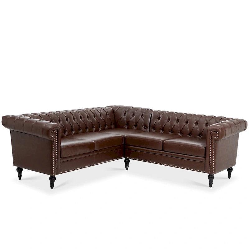 Christopher Knight Home - Divano componibile di lusso Clayton in pelle PU