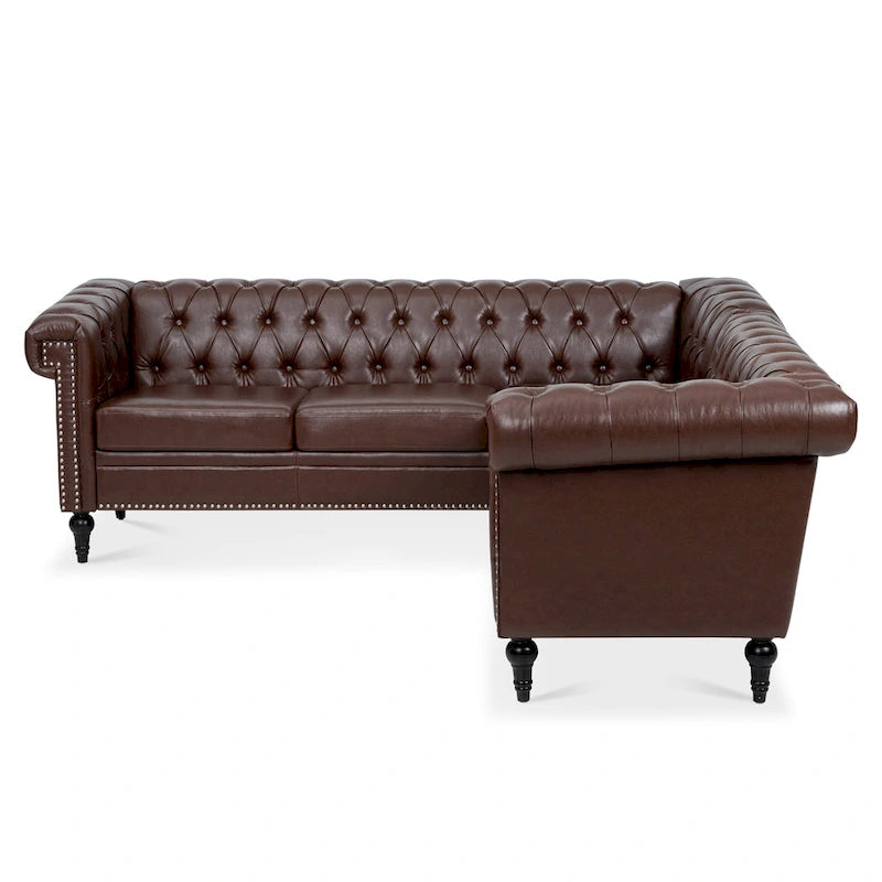 Christopher Knight Home - Divano componibile di lusso Clayton in pelle PU