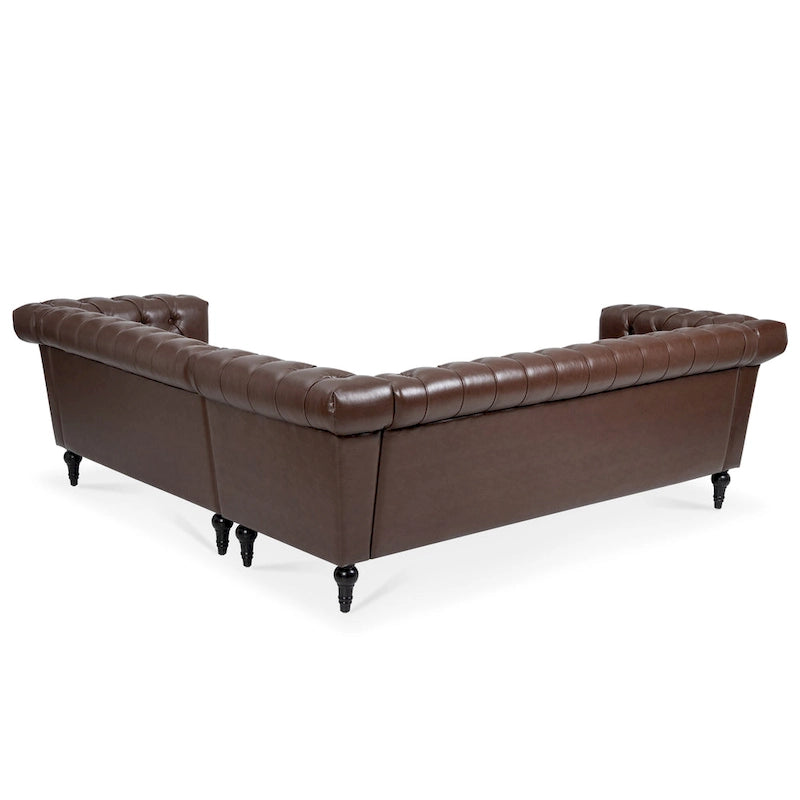 Christopher Knight Home - Divano componibile di lusso Clayton in pelle PU