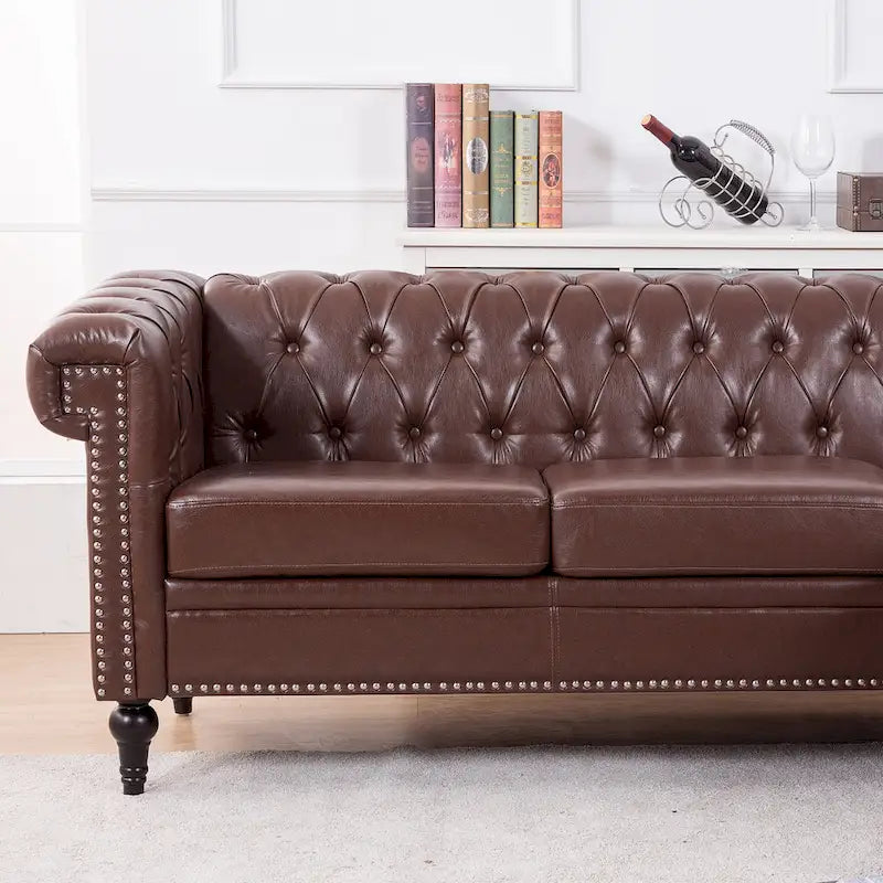 Christopher Knight Home - Divano componibile di lusso Clayton in pelle PU