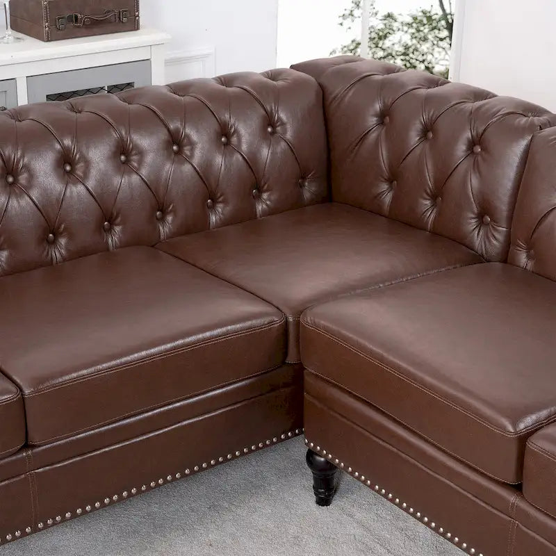 Christopher Knight Home - Divano componibile di lusso Clayton in pelle PU