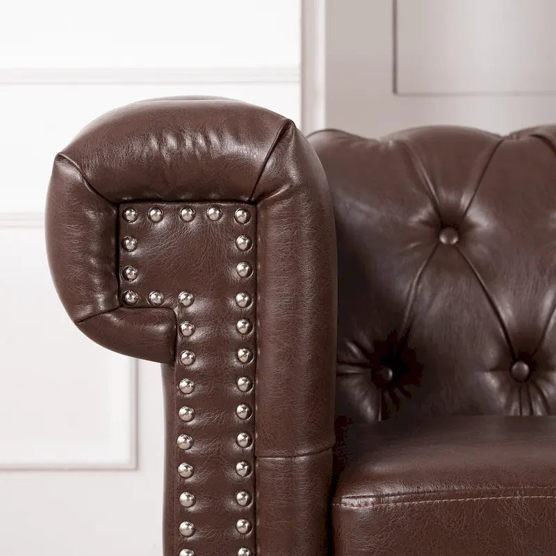 Christopher Knight Home - Divano componibile di lusso Clayton in pelle PU