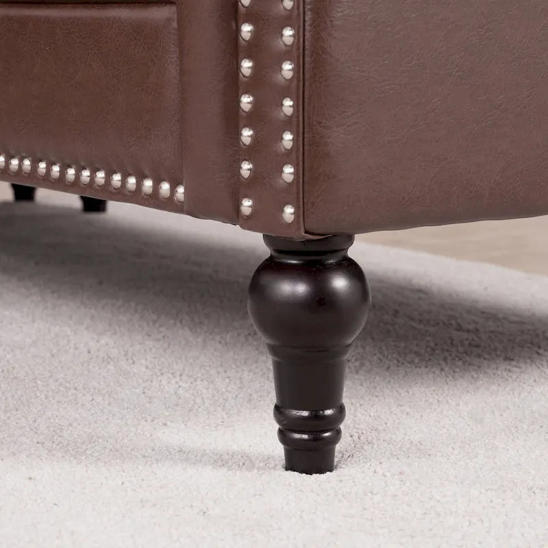 Christopher Knight Home - Divano componibile di lusso Clayton in pelle PU
