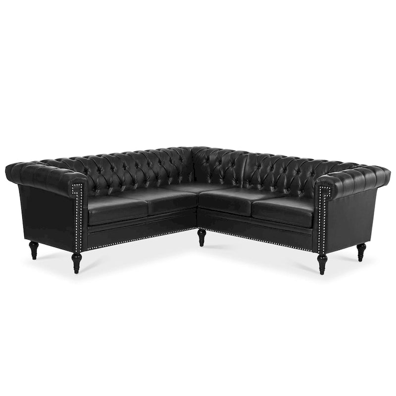 Christopher Knight Home - Divano componibile di lusso Clayton in pelle PU