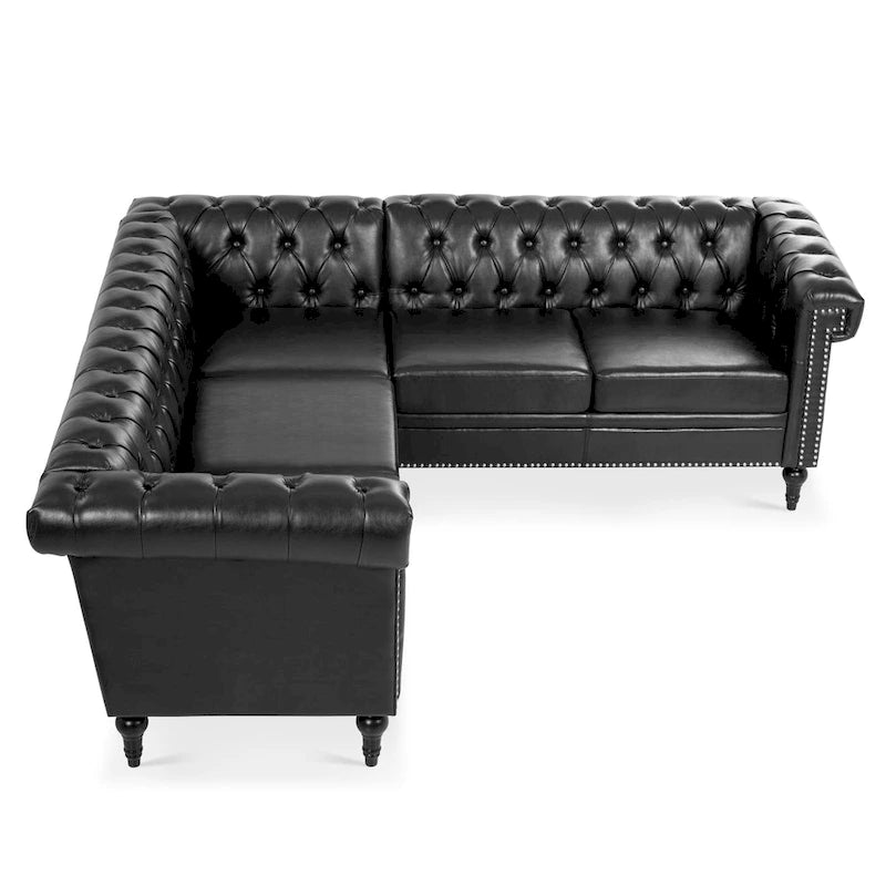 Christopher Knight Home - Divano componibile di lusso Clayton in pelle PU