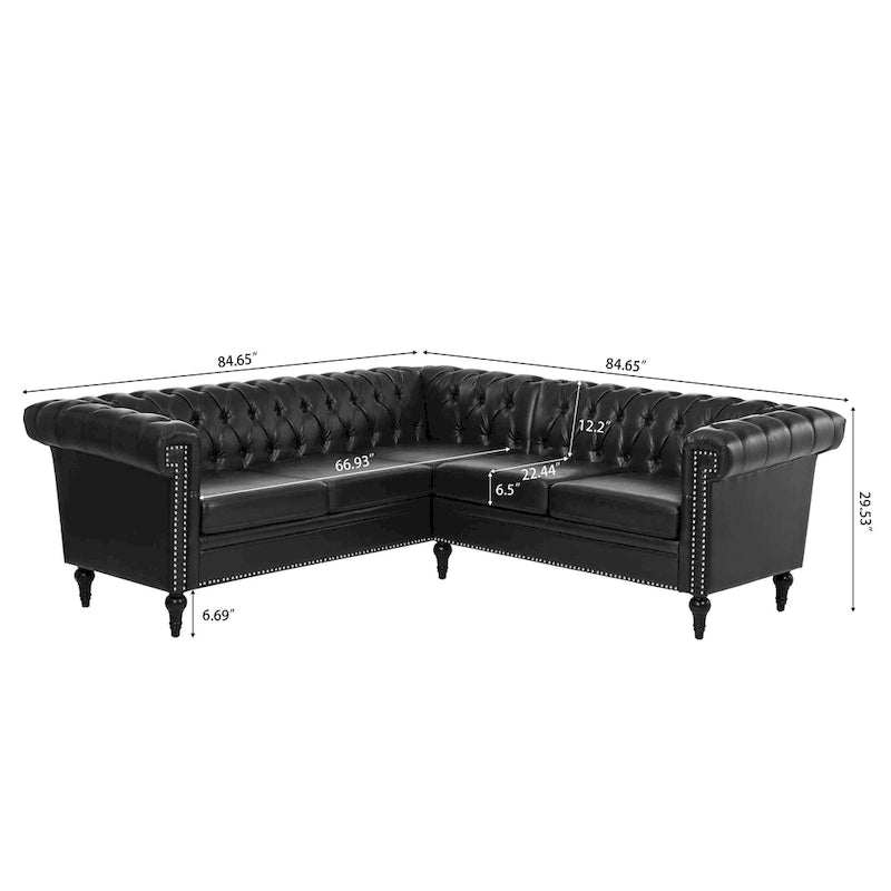 Christopher Knight Home - Divano componibile di lusso Clayton in pelle PU