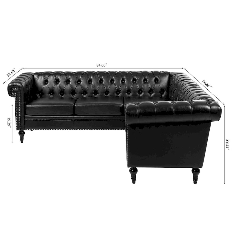 Christopher Knight Home - Divano componibile di lusso Clayton in pelle PU