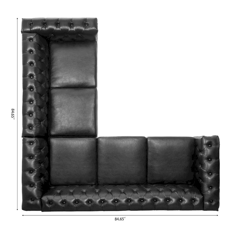 Christopher Knight Home - Divano componibile di lusso Clayton in pelle PU
