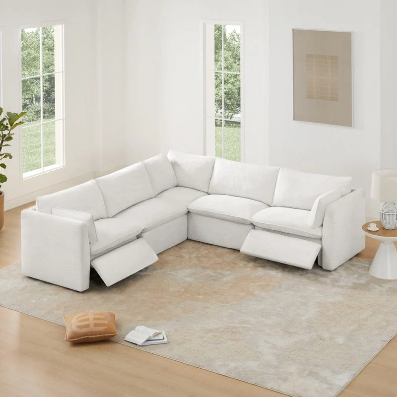 Divano sezionale reclinabile elettrico Cypress 107W