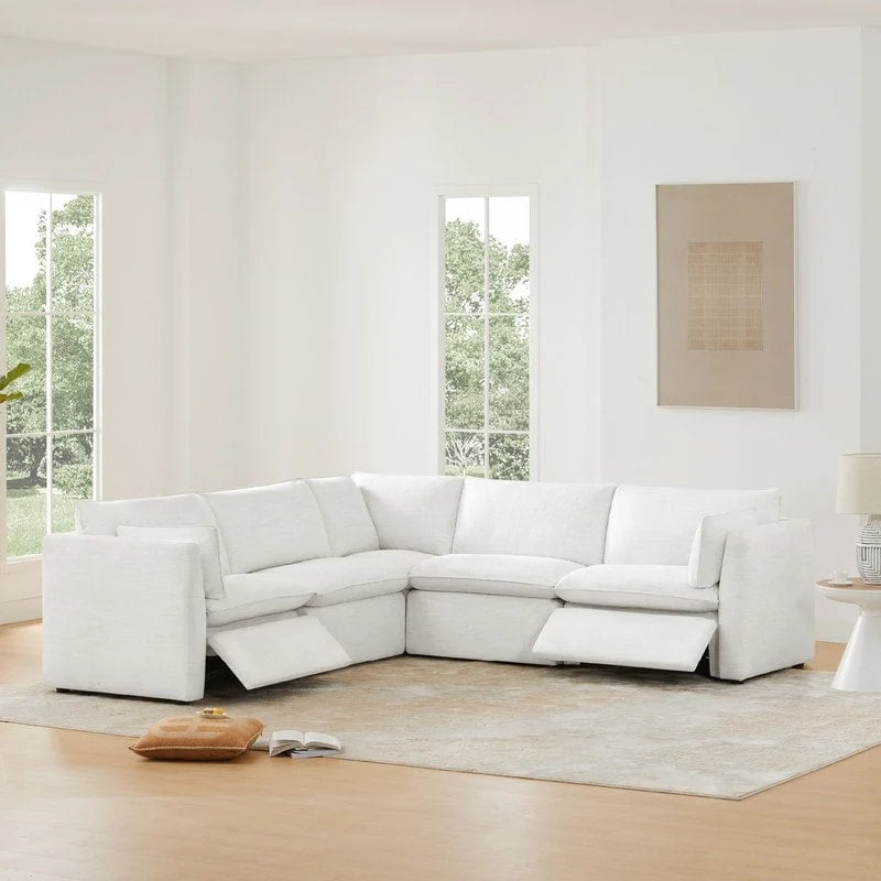 Divano sezionale reclinabile elettrico Cypress 107W