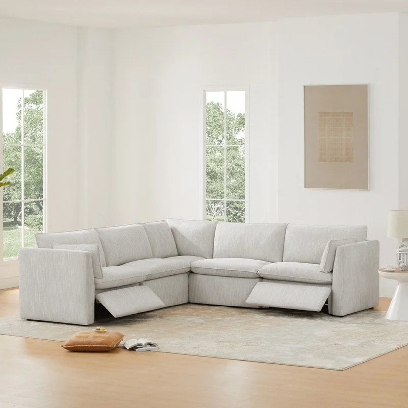 Divano sezionale reclinabile elettrico Cypress 107W