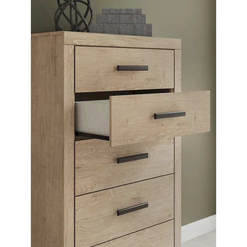 Cassettiera beige Sanginlane di Signature Design by Ashley