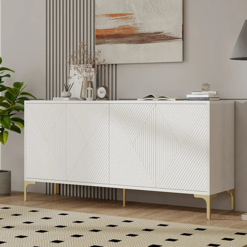 Credenza a buffet con ripiani regolabili per il soggiorno