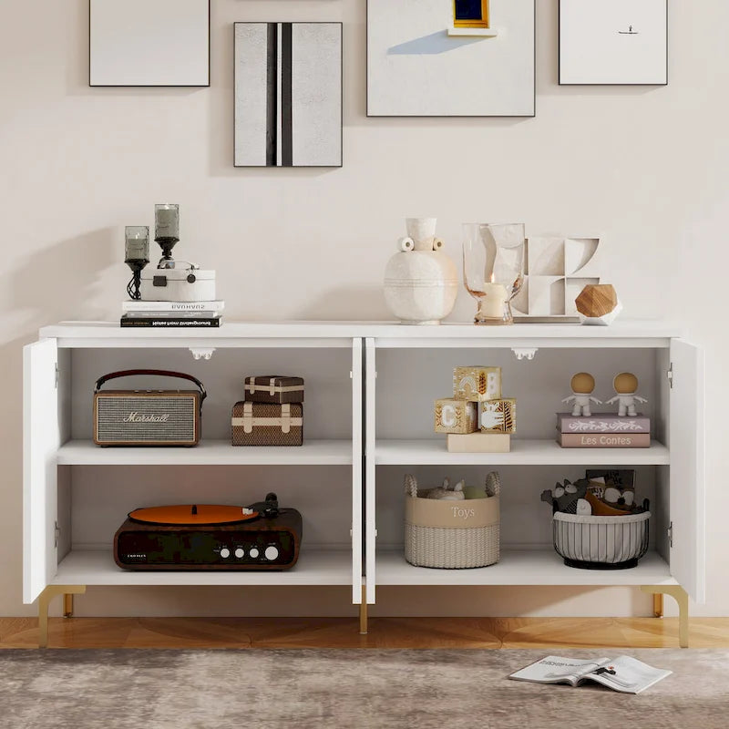Credenza a buffet con ripiani regolabili per il soggiorno