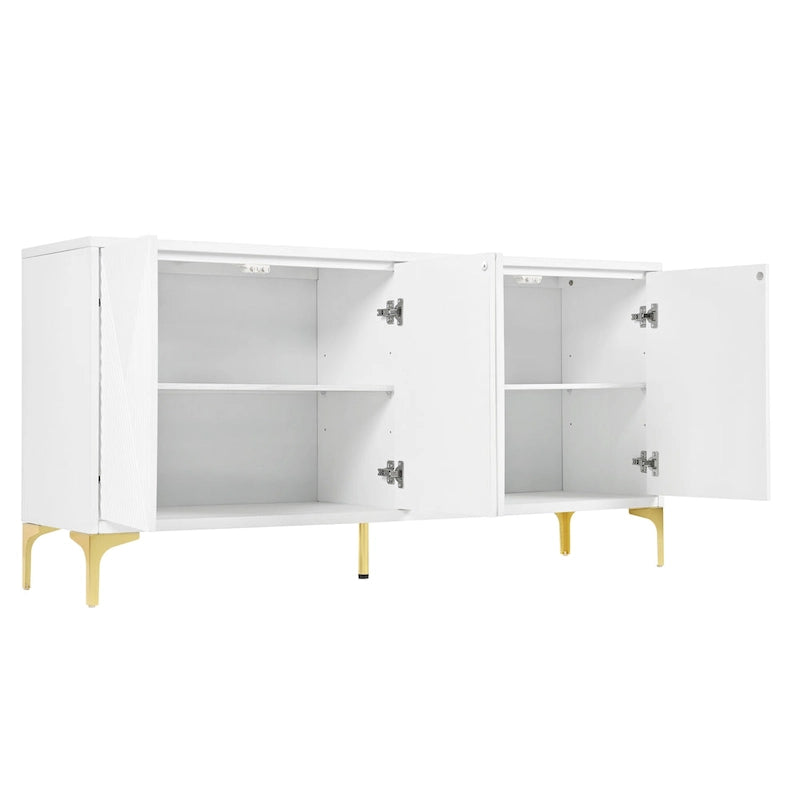 Credenza a buffet con ripiani regolabili per il soggiorno