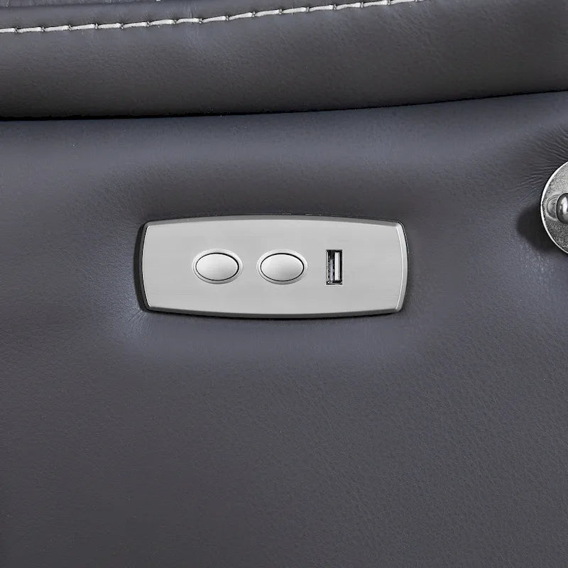 Poltrona Reclinabile Nera Elettrica, con Massaggio, Riscaldamento, Porte USB, Supporto Telefono e Tasche Laterali, Reclinazione Regolabile fino a 139