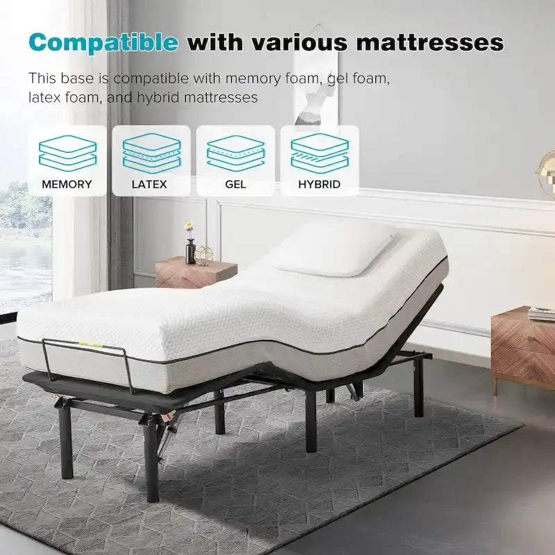 Base letto regolabile King con inclinazione motorizzata