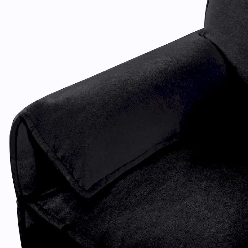 64 Divano a 2 posti in ciniglia oversize con combinazione fai da te e tasche portaoggetti