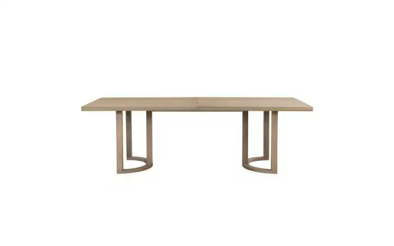 Christopher Knight Home Ellie Moderno Set da Pranzo 7 Pezzi in Legno di Gomma Tappezzato Beige/Frassino Chiaro