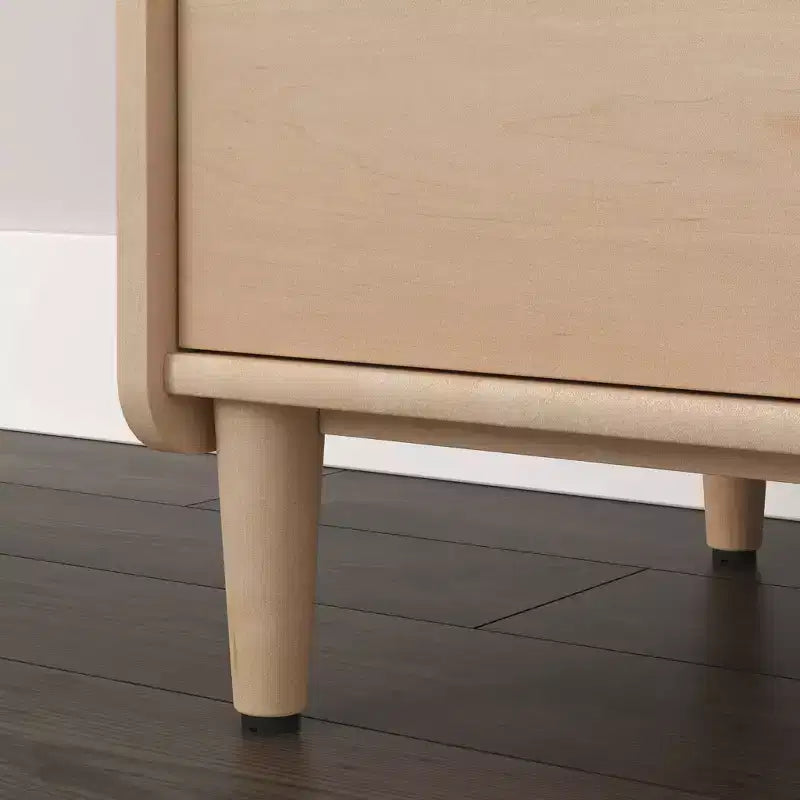 Credenza da ufficio Clifford Place in acero naturale - Sauder: Porta TV con ripiano regolabile e schedario