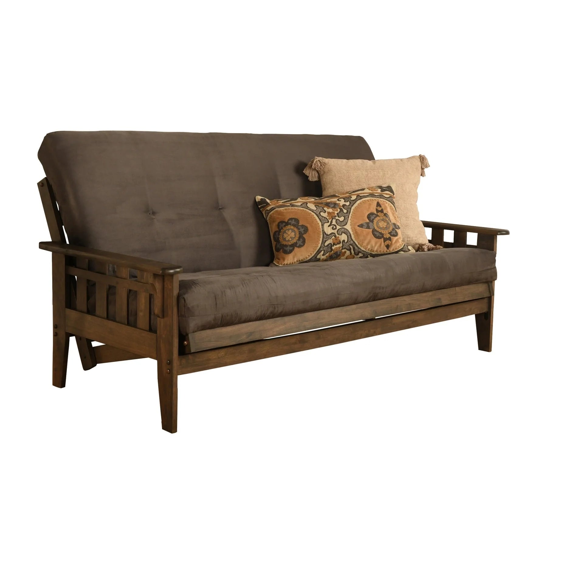 Set Futon Somette Tucson Full-size Noce Rustico con Materasso