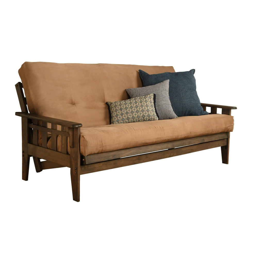 Set Futon Somette Tucson Full-size Noce Rustico con Materasso