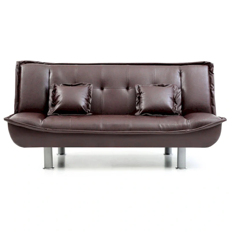 Divano Letto in Similpelle Lionel