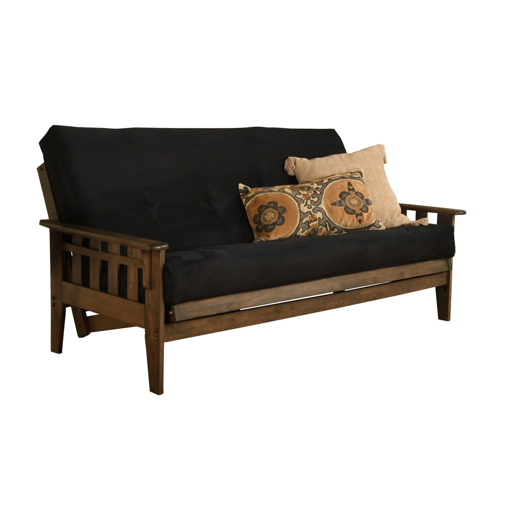 Set Futon Somette Tucson Full-size Noce Rustico con Materasso