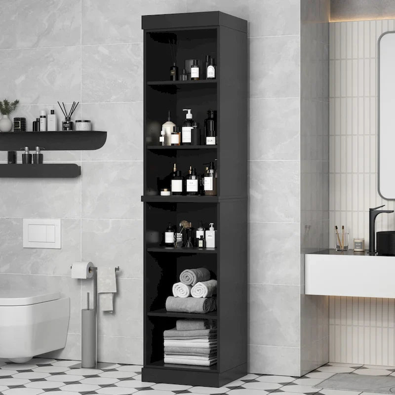 Mobiletto da bagno 16,5" in legno massello al 100% con ante opzionali di Palace Imports