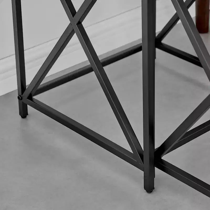 Square Marble Finish Nesting Side Table Set - Danya B.