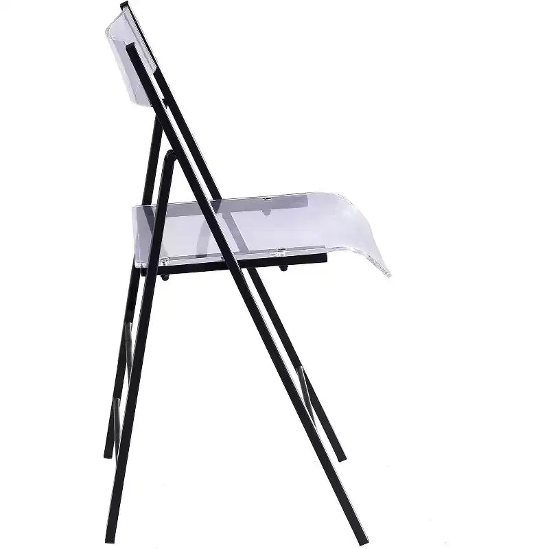 InterSpaceLiving Kasper Flex Sedie Pieghevoli di Lusso Moderne in Acrilico Lucite PK